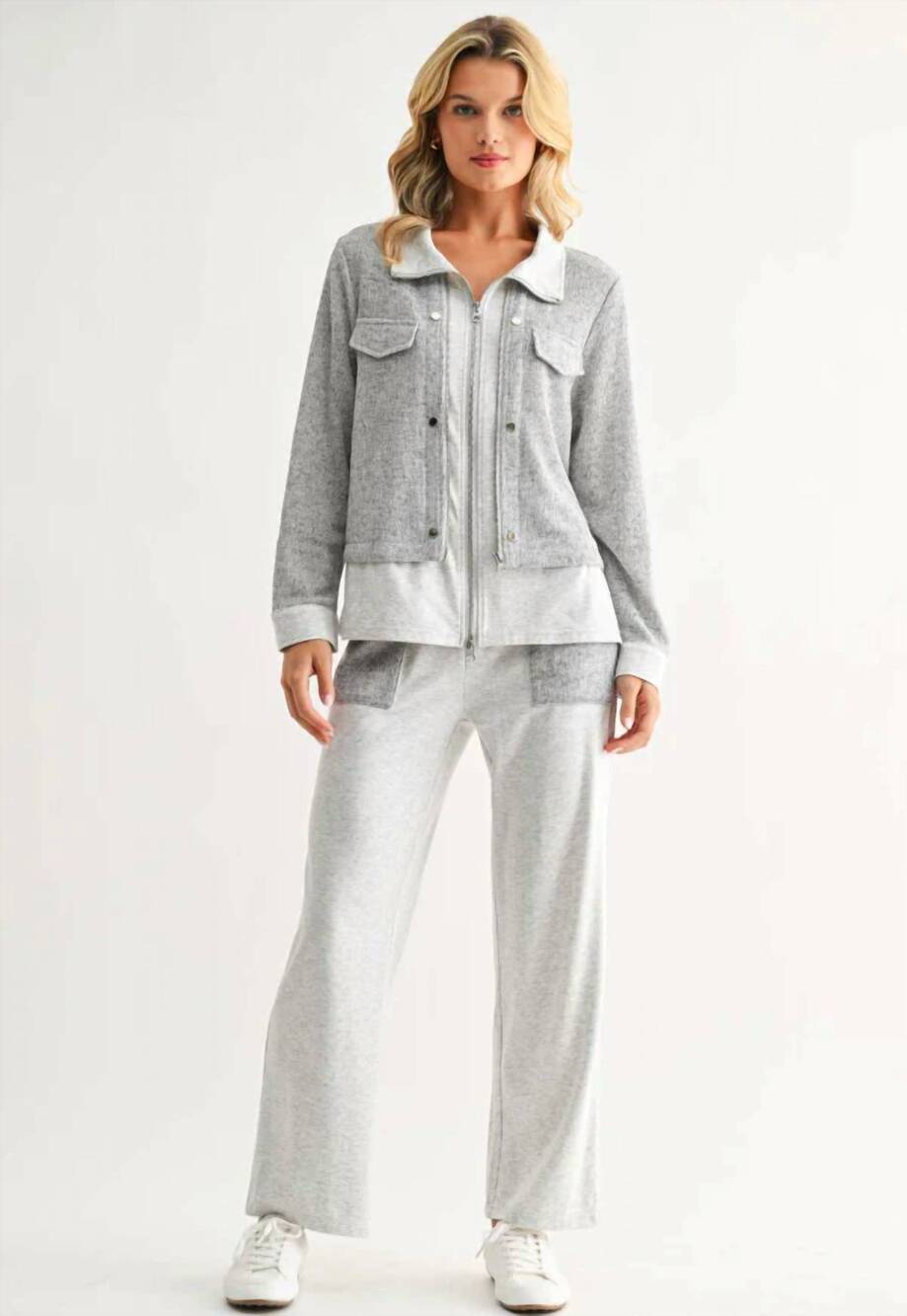 NEW JOH jeannie pants in heather gray